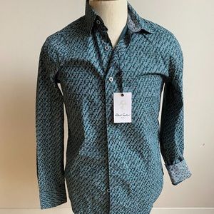 Robert Graham Long Sleeve Button Down Printed Shirt Size XL